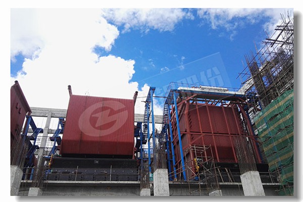 食物加工中的8吨柴油工业蒸汽锅炉